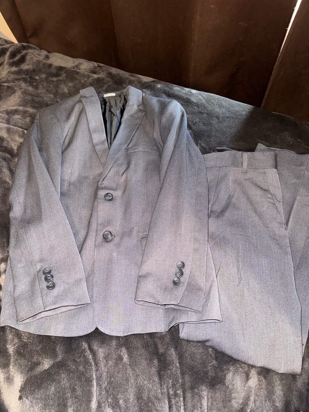 Calvin Klein Boys Gray Suit Jacket and Pants size 12